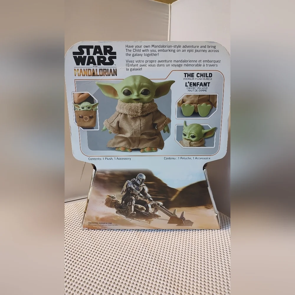 Star Wars The Mandalorian Grogu Plush Set, Character Doll with Soft Body, Sounds